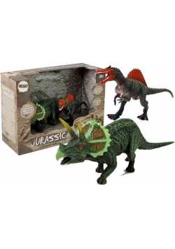 Dinozaury 2szt Spinosaurus, Triceratops