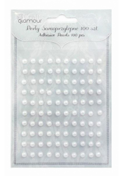 Perły samoprzylepne Off white 5mm 100szt