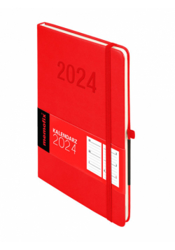 Kal 2024 Memo A6 TDW czerwony
