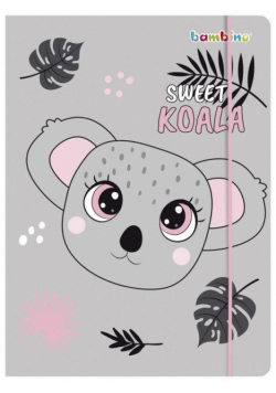 Teczka z gumką Koala (10szt) BAMBINO