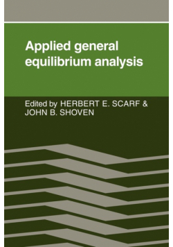 Applied General Equilibrium Analysis
