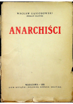 Anarchiści 1935 r.