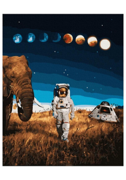 Malowanie po numerach - Astronauta 40x50cm