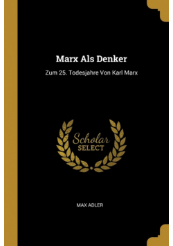 Marx Als Denker