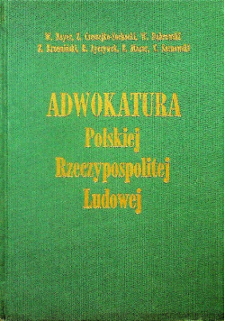 Adwokatura Polskiej Rzeczypospolitej Ludowej