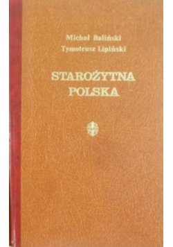 Starożytna Polska Tom II reprint z 1844 r.