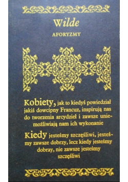 Wilde Aforyzmy