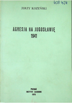 Agresja na Jugosławię 1941