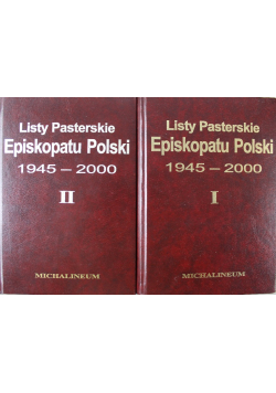 Listy Pasterskie Episkopatu Polski 1945 2000 Część I i II