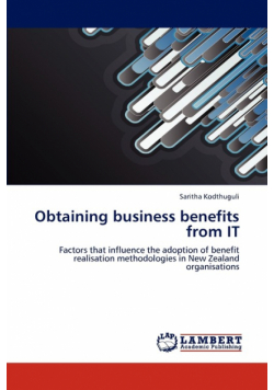Obtaining business benefits from IT