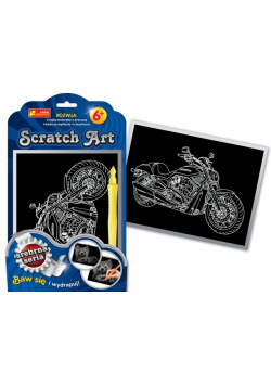 Scratch Art. Srebrna seria - Motocykl