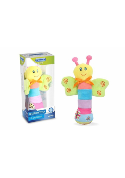 Grzechotka pluszowa motylek E-Edu