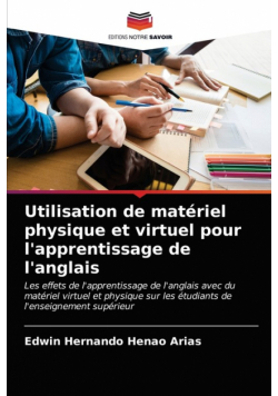 Utilisation de matériel physique et virtuel pour l'apprentissage de l'anglais