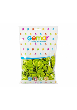 Balony metaliczne pistacjowe 30cm 100szt