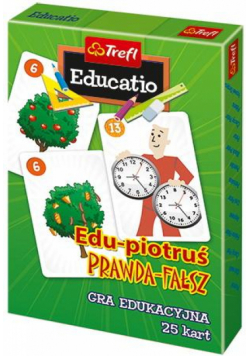Karty Edu Piotruś - Prawda-fałsz TREFL