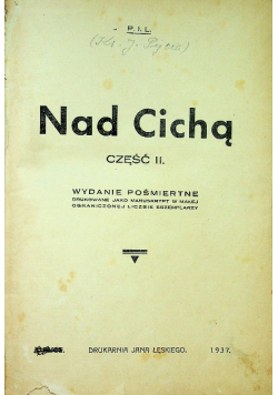 Nad Cichą Część II 1937 r.