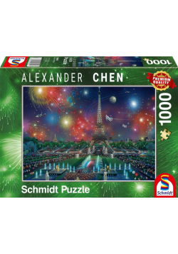 Puzzle 1000 Fajerwerki nad Wieżą Eiffla G3
