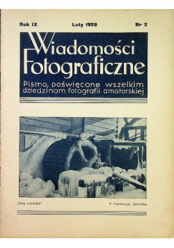 Wiadomości Fotograficzne 1939 r