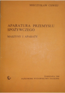 Inżynieria procesowa i aparatura przemysłu spożywczego