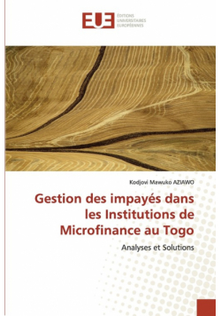Gestion des impayés dans les institutions de microfinance au togo