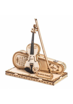 ROBOTIME Drewniane Puzzle 3D - Skrzypce