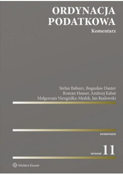 Ordynacja podatkowa. Komentarz w.11