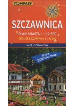 Mapa kieszonkowa - Szczawnica 1:12 500