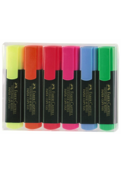 Zakreślacz 6 kolorów FABER CASTELL