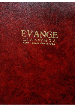 Ewangelia święta Pana Jezusa Chrystusa wedle Mateusza świętego reprint z 1551 r