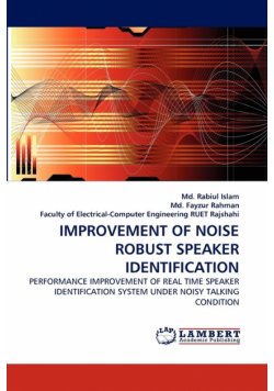 Improvement of Noise Robust Speaker Identification