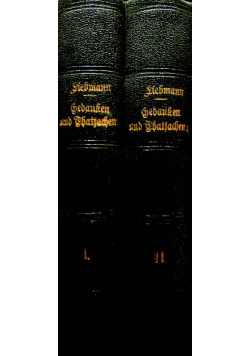 Gedanken und Chatfachen tom I i II 1904 r.