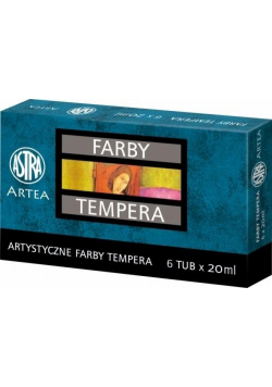 Farby tempera 6 kolorów 20ml ASTRA