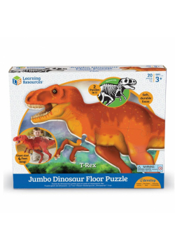 Duże, piankowe puzzle podłogowe, Dinozaur T-Rex