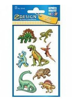 Naklejki papierowe - Dinozaury