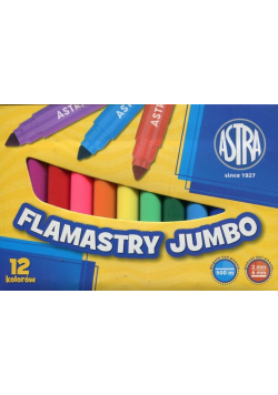 Flamastry Jumbo 12 kolorów