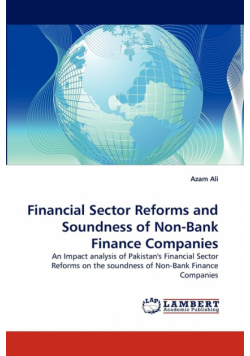Financial Sector Reforms and Soundness of Non-Bank Finance Companies