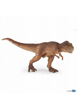 T-rex biegnący brązowy