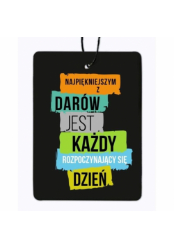 Zawieszka zapachowa - Najpiękniejszym - New car Cz