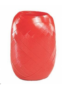 Wstążka kłębuszek 20m/5mm czerwona