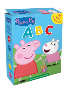 Świnka Peppa ABC Karty edukacyjne w pudełku