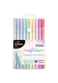 Pisaki pastelowe 10 kolorów KIDEA