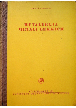 Metalurgia metali lekkich