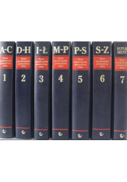 Nowa Encyklopedia powszechna PWN tom 1 do 7