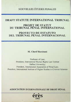 Draft statute International Tribunal
