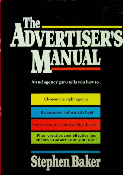 The advertisers manual