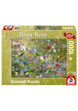 Puzzle 1000 Papugi w dżungli