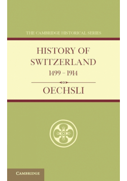 History of Switzerland 1499 1914