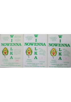 Wielka nowenna Tom I do III
