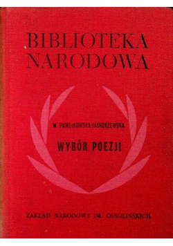 Jasnorzewska  Wybór poezji
