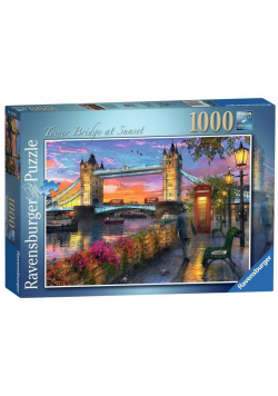 Puzzle 1000 Tower Bridge o zachodzie słońca